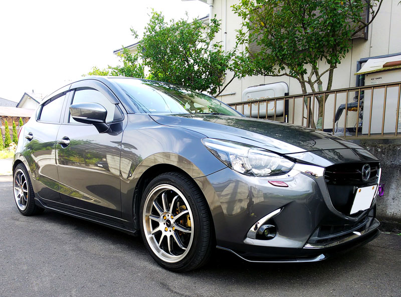 RUIQ マツダ デミオ DJ 系 Mazda 2 Demio 専用 外装 ステンレス フル